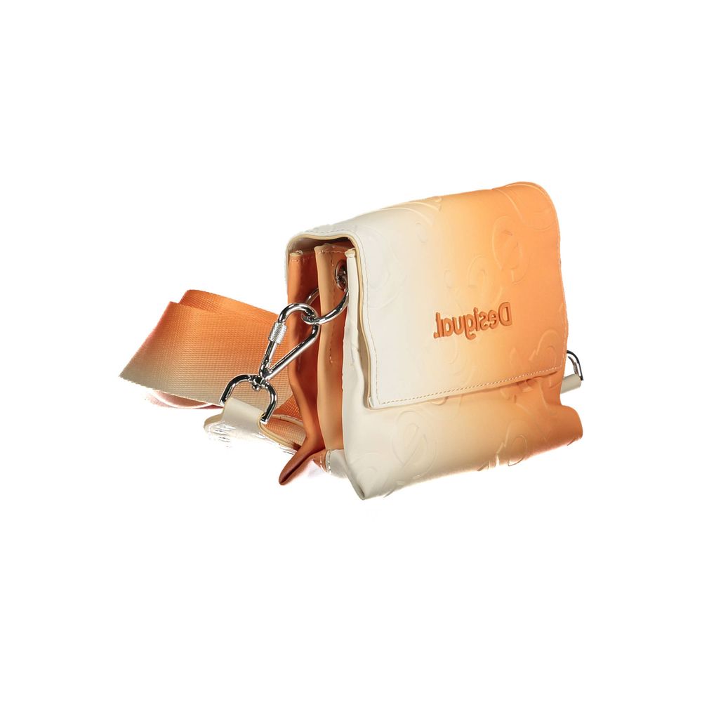 Desigual Orange Polyethylen Damen Handtasche