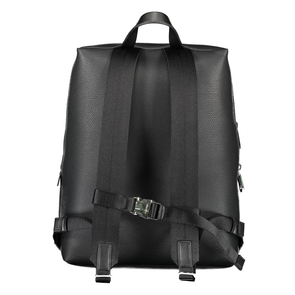 Calvin Klein Schwarzer Polyester Herren Rucksack