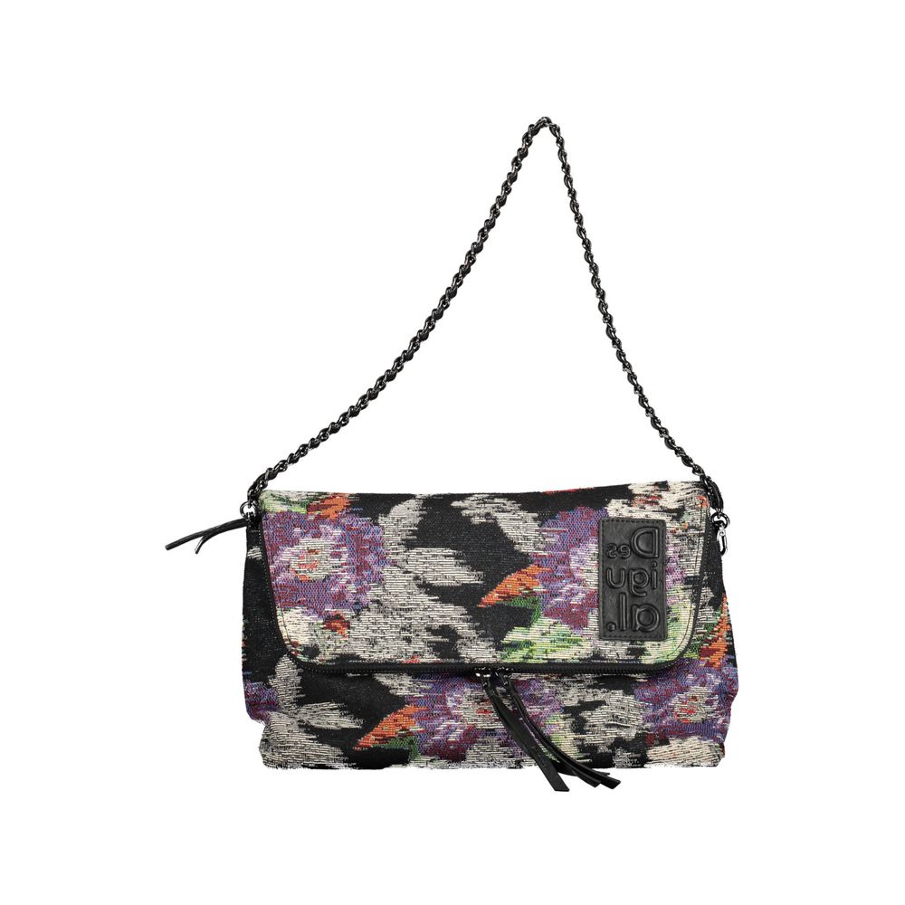 Desigual Schwarze Polyester-Damenhandtasche