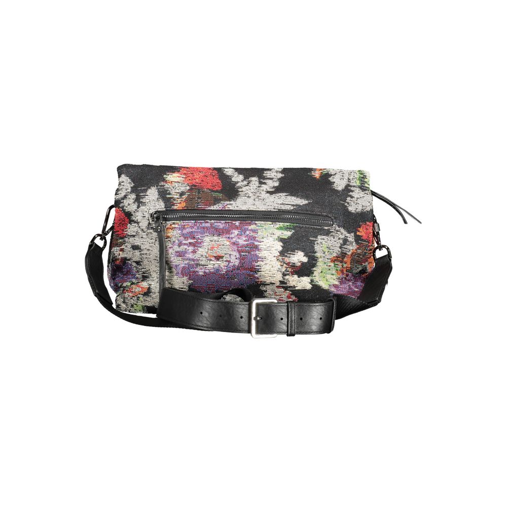 Desigual Schwarze Polyester-Damenhandtasche