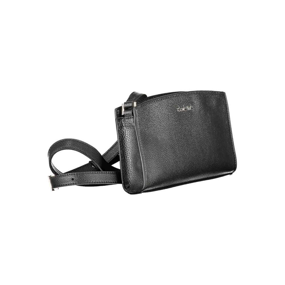 Geantă de mână Calvin Klein neagră din poliester pentru femei
