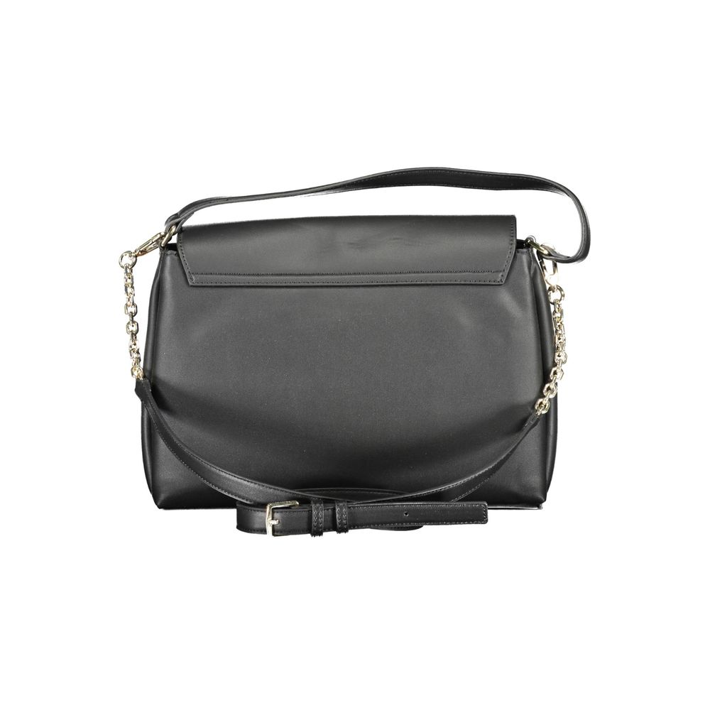 Calvin Klein Schwarze Polyester-Damenhandtasche