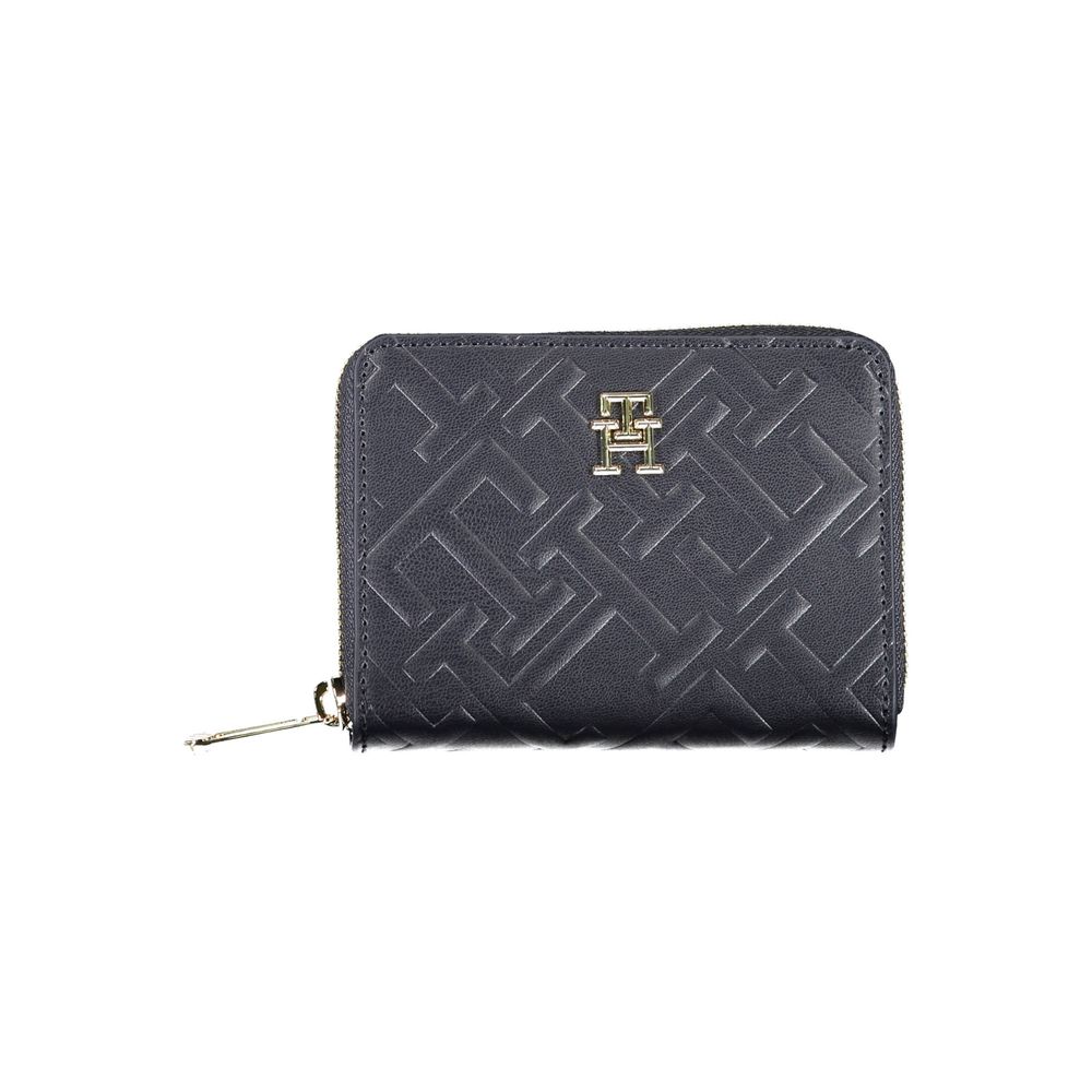 Portofel din polietilenă albastru Tommy Hilfiger pentru femei