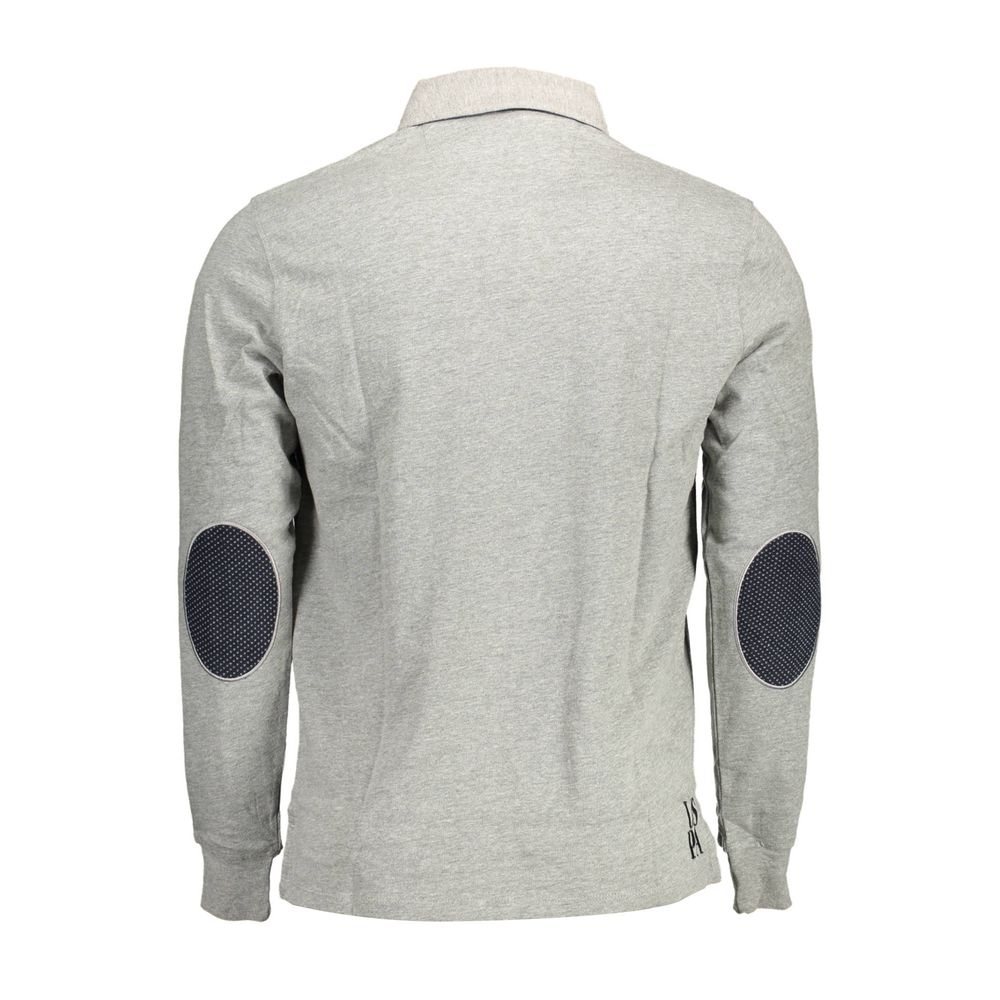 Tricou polo maro din bumbac pentru bărbați US POLO ASSN.