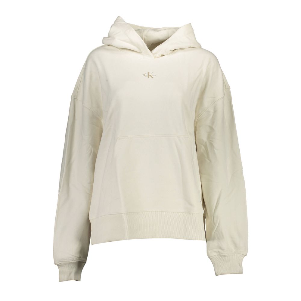Calvin Klein Weißer Baumwollpullover für Damen