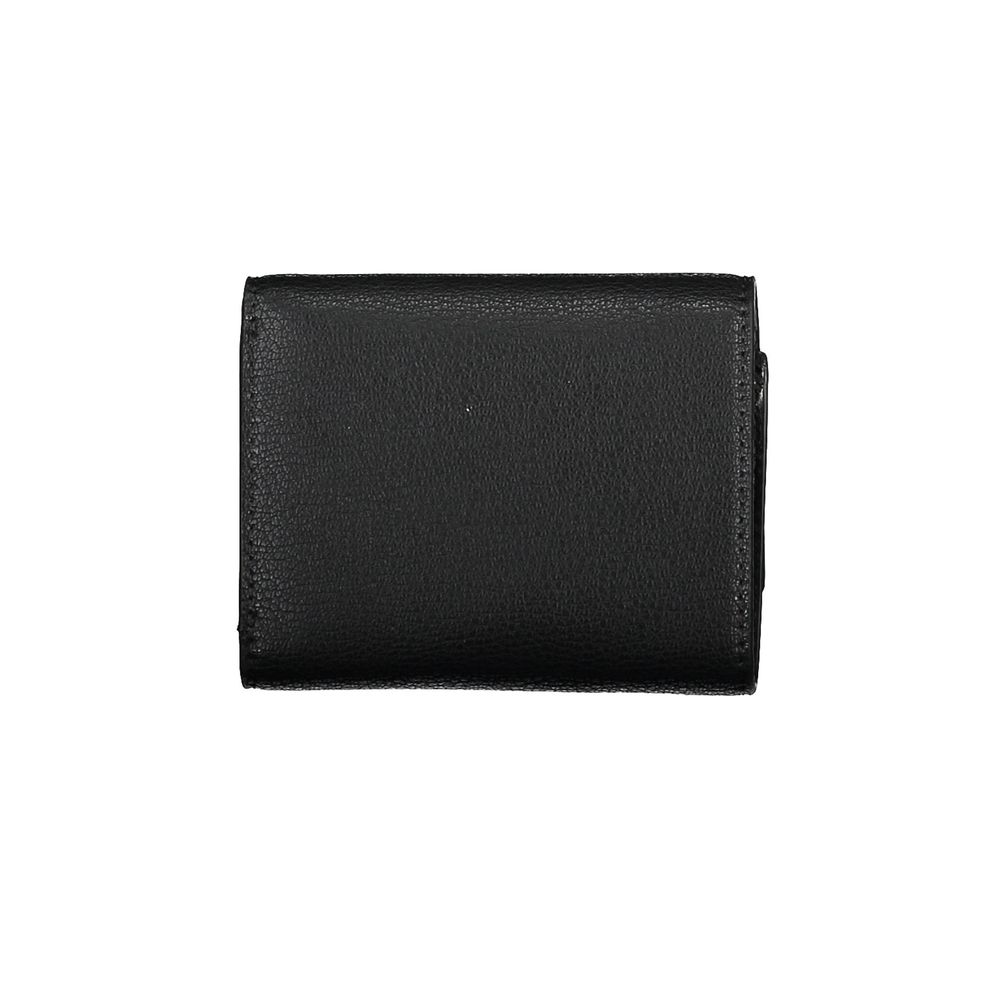 Portofel Calvin Klein negru din poliester pentru femei