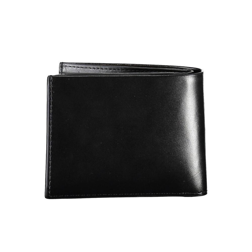 Calvin Klein Herren-Geldbörse aus schwarzem Leder