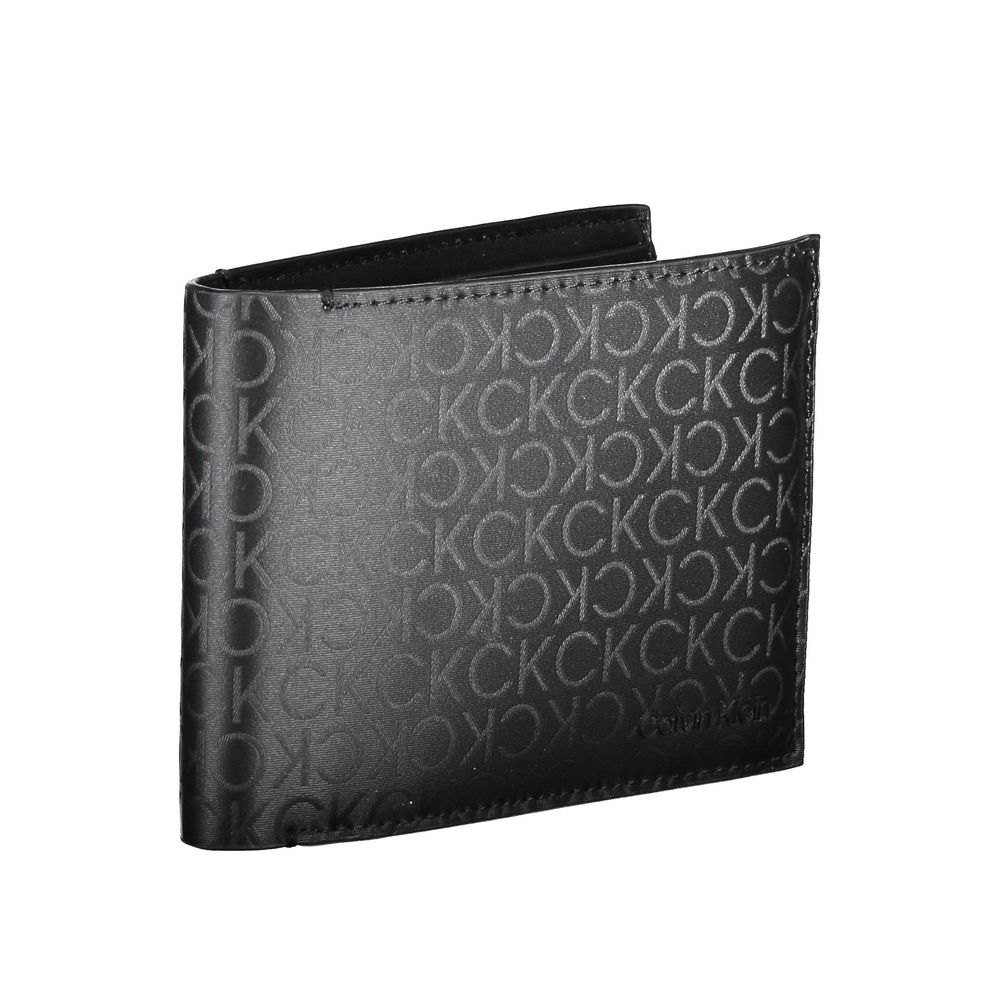 Calvin Klein Schwarze Polyester Herren Geldbörse