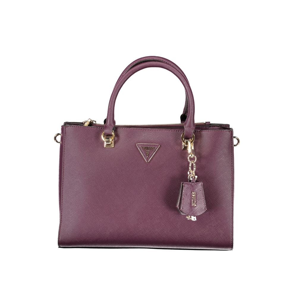 Guess Jeans Lila Polyethylen Handtasche