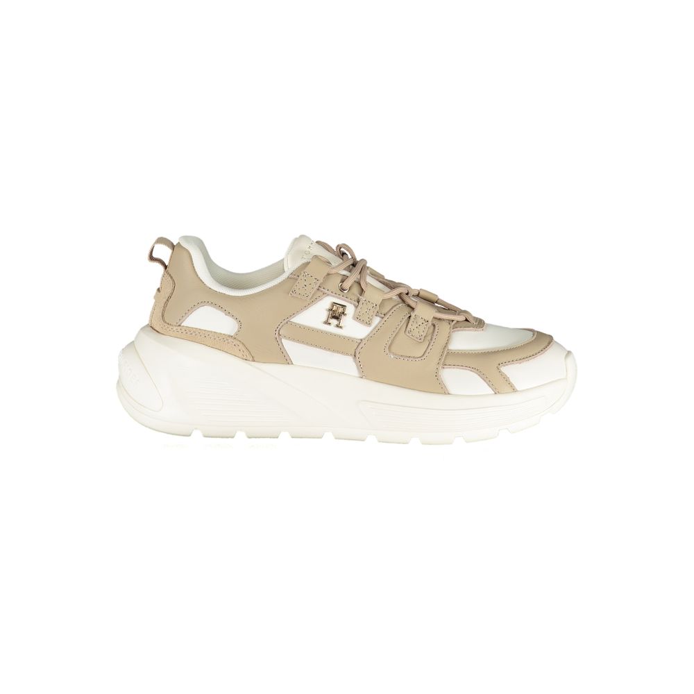 Tommy Hilfiger – Weiße Polyethylen-Sneaker für Damen