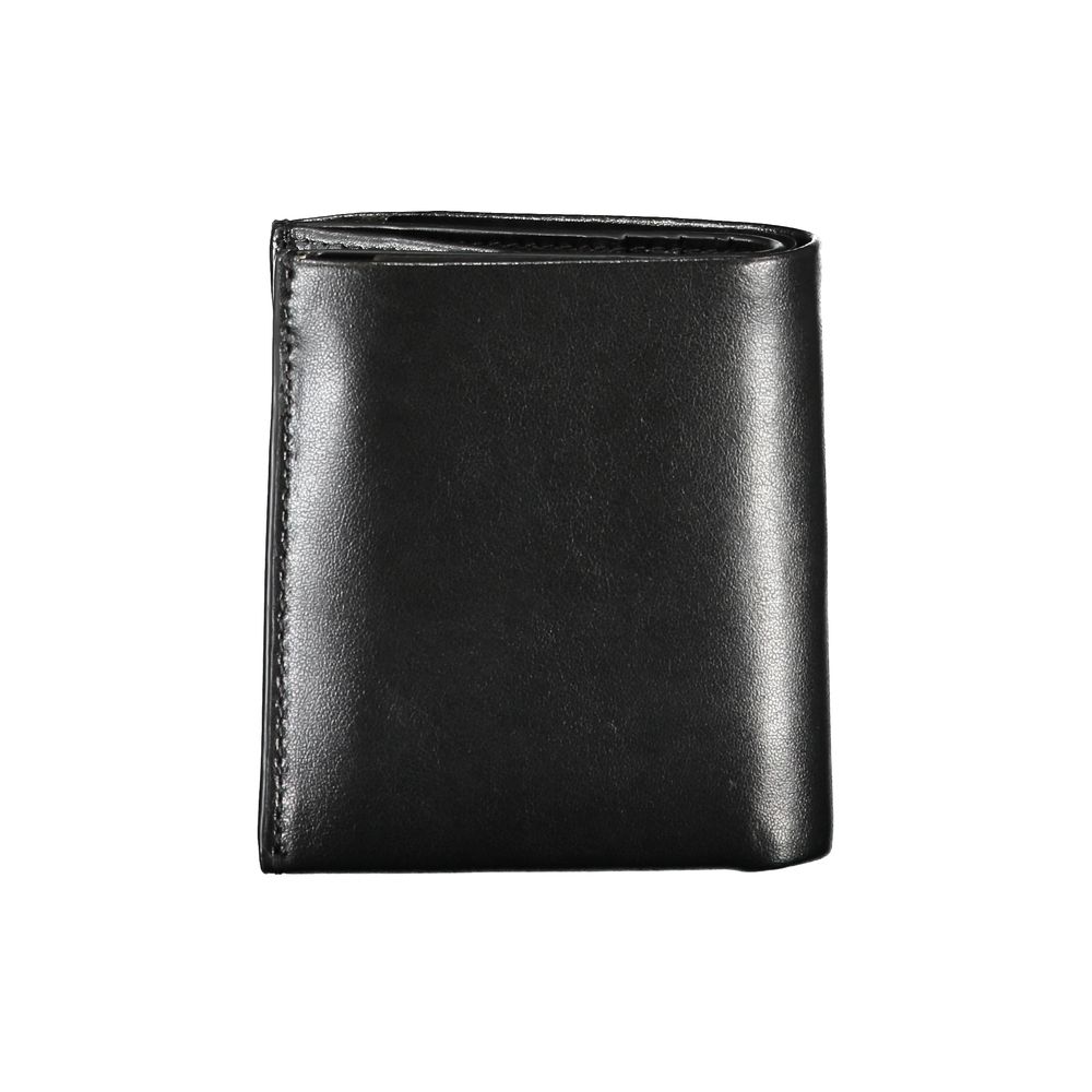Portofel elegant din piele neagră RFID Calvin Klein