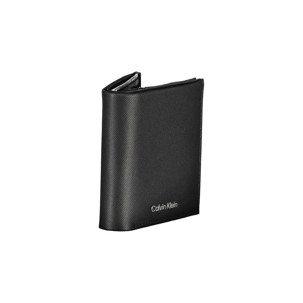 Portofel elegant din piele Calvin Klein, pliabil, cu blocare RFID