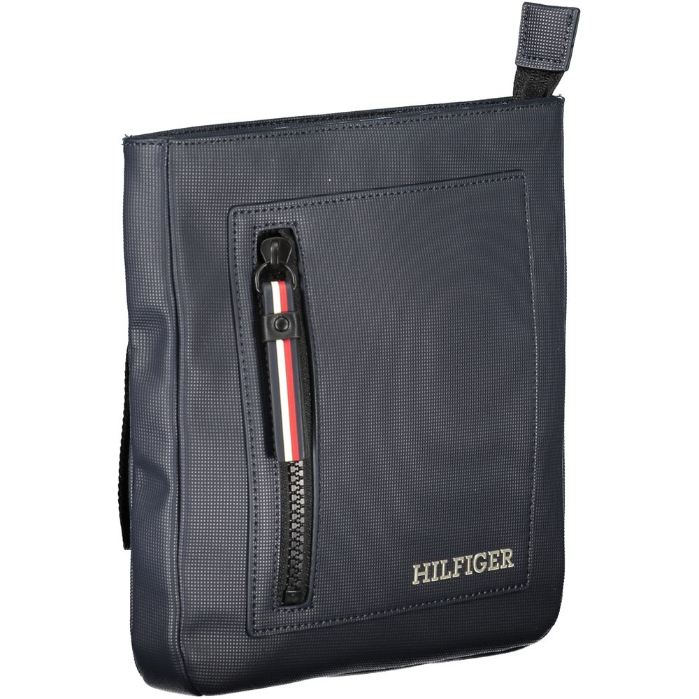 Tommy Hilfiger – Schicke blaue Umhängetasche mit kontrastierenden Details
