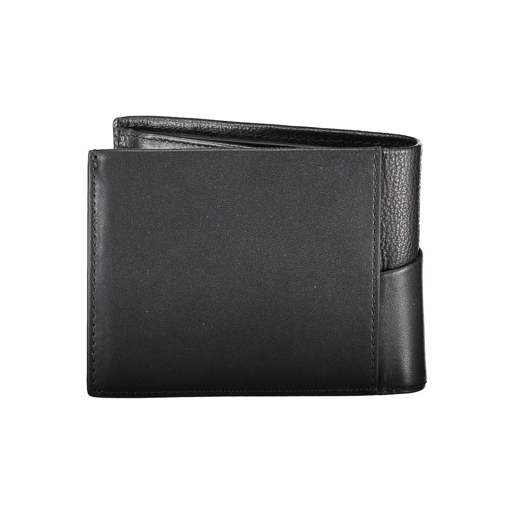 Portofel elegant din piele pentru bărbați, pliabil, Calvin Klein