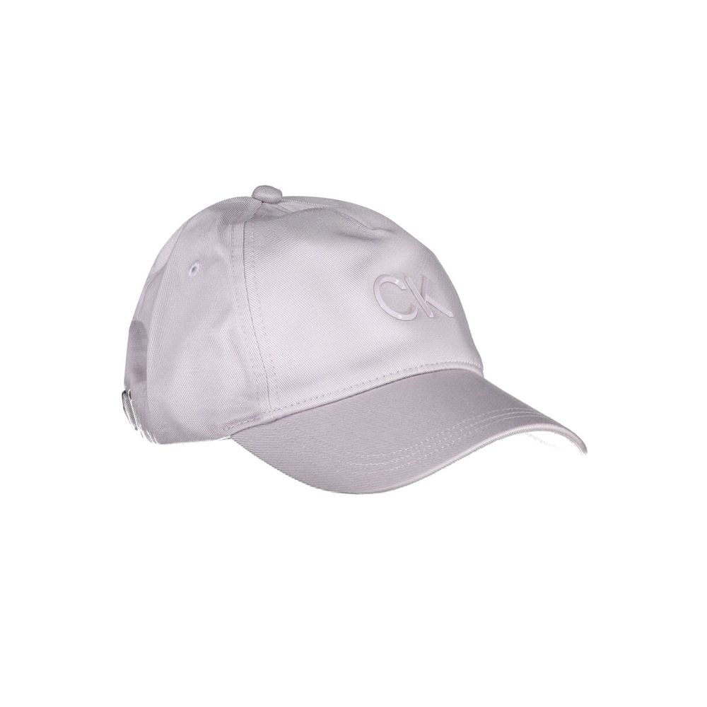 Pălărie Calvin Klein Mov din bumbac pentru femei
