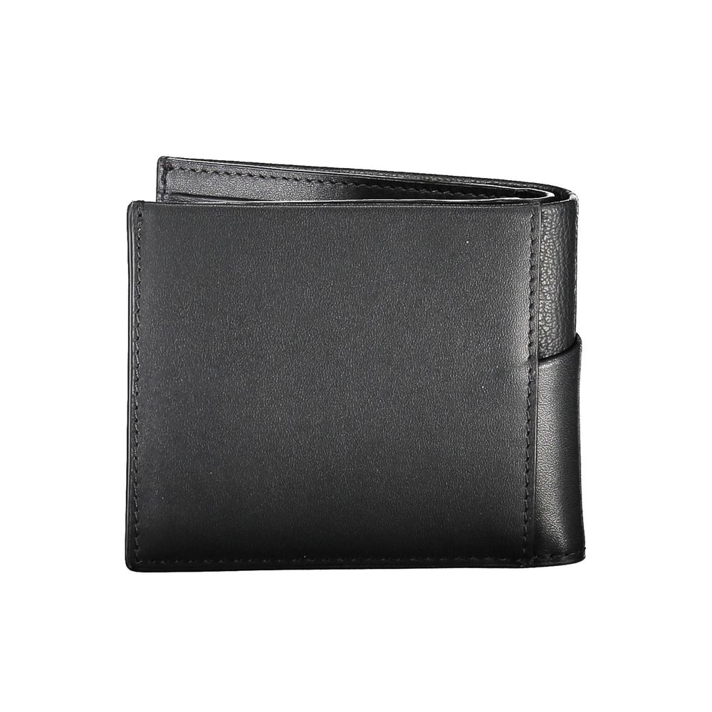Portofel elegant din piele Calvin Klein cu două pliuri și blocare RFID