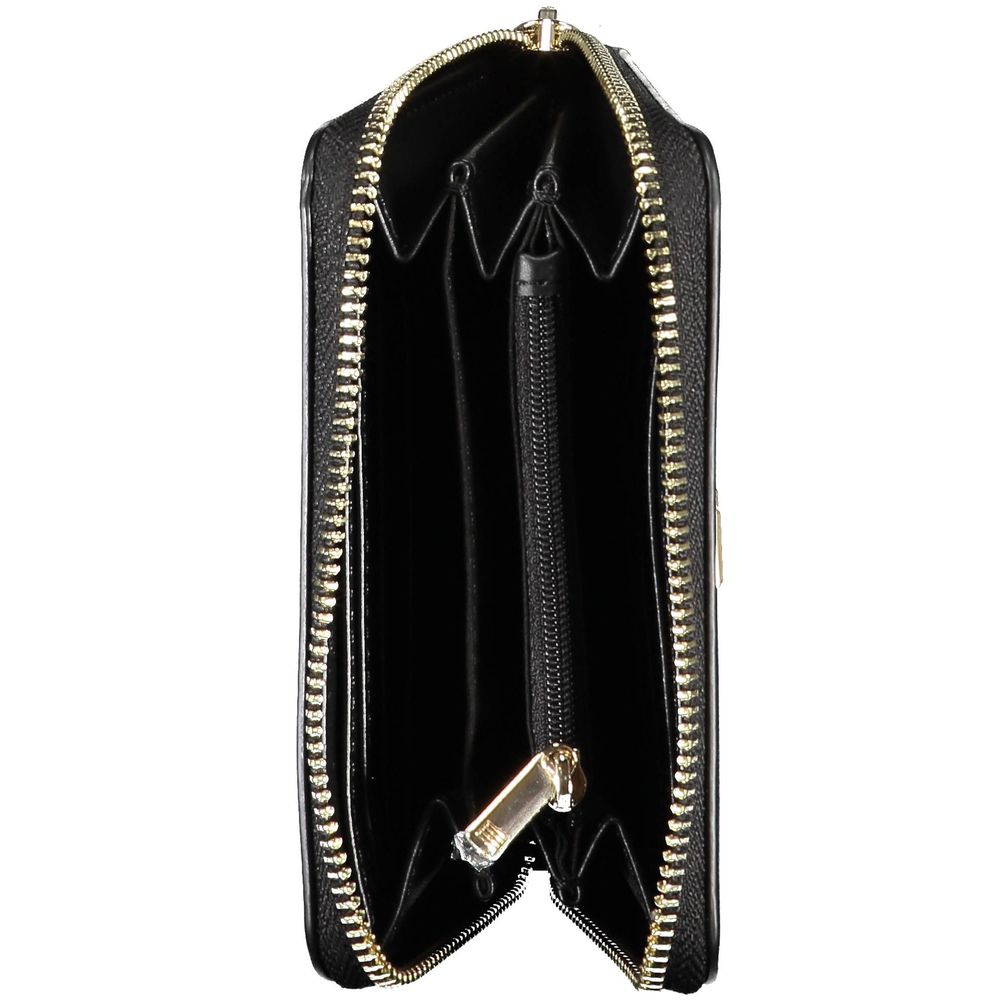 Tommy Hilfiger – Schwarze Polyethylen-Geldbörse für Damen