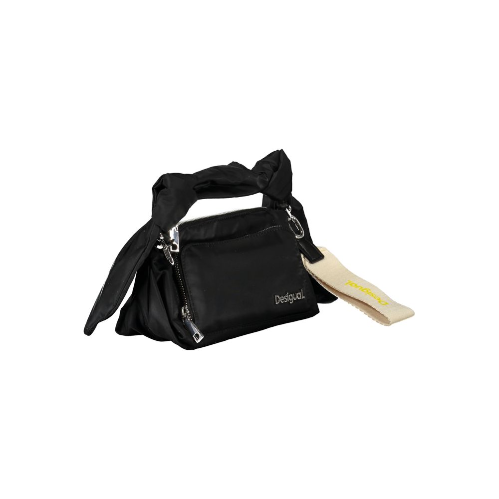 Desigual Schwarze Polyester-Handtasche