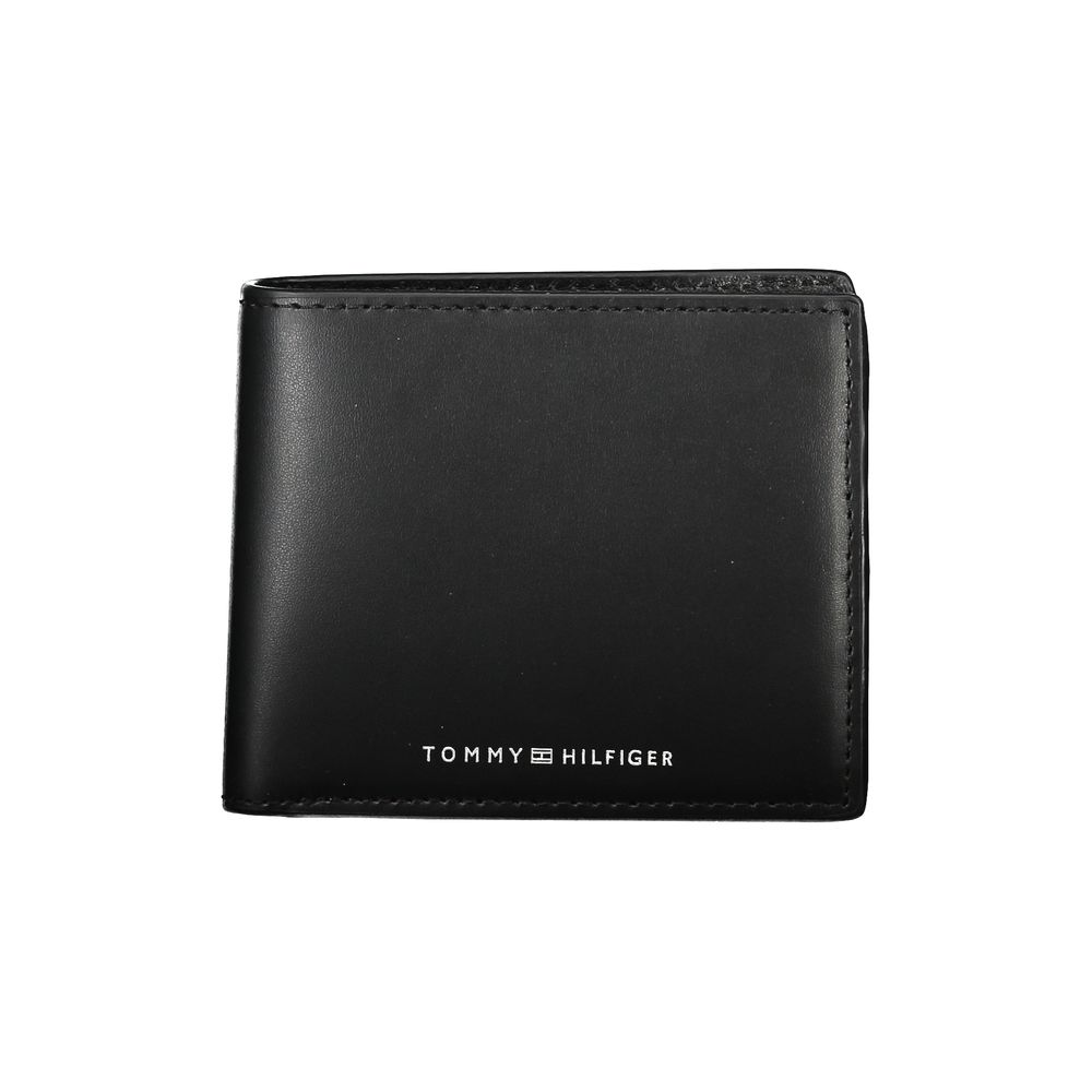 Portofel negru din piele pentru bărbați Tommy Hilfiger