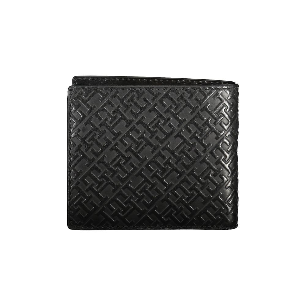 Portofel elegant din piele cu două pliuri Tommy Hilfiger și portofel pentru monede