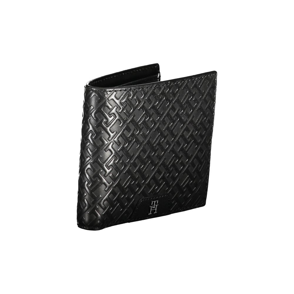 Portofel elegant din piele cu două pliuri Tommy Hilfiger și portofel pentru monede
