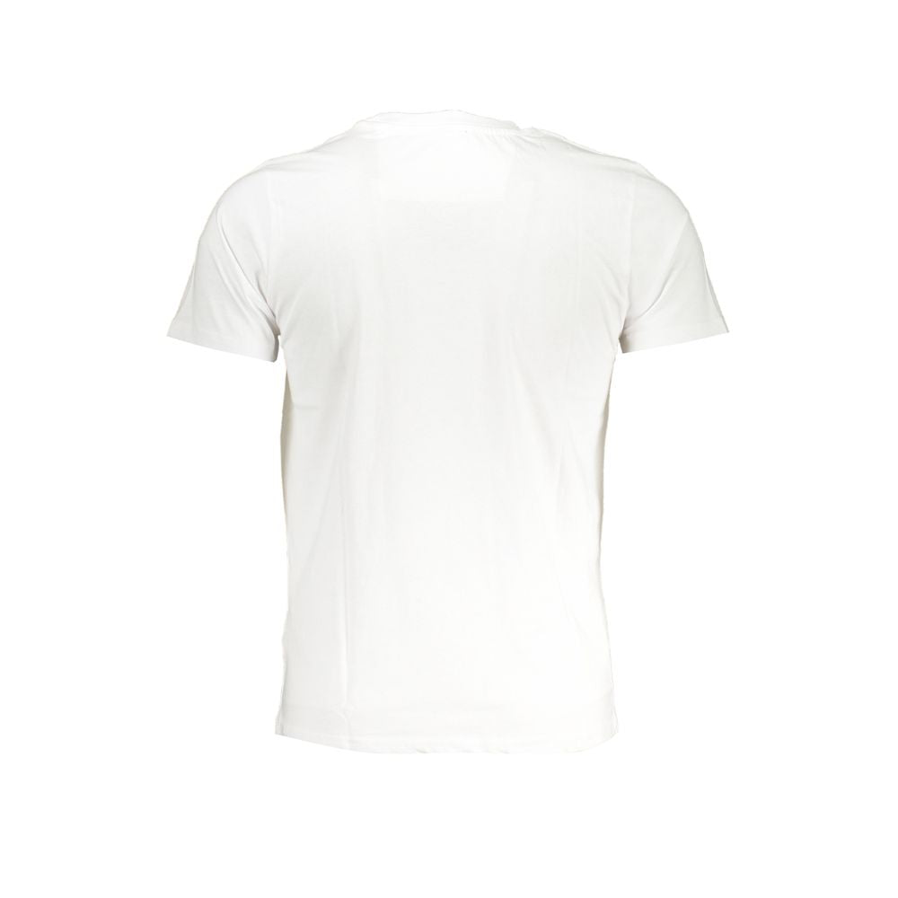Weißes Baumwoll-T-Shirt der Cavalli Class