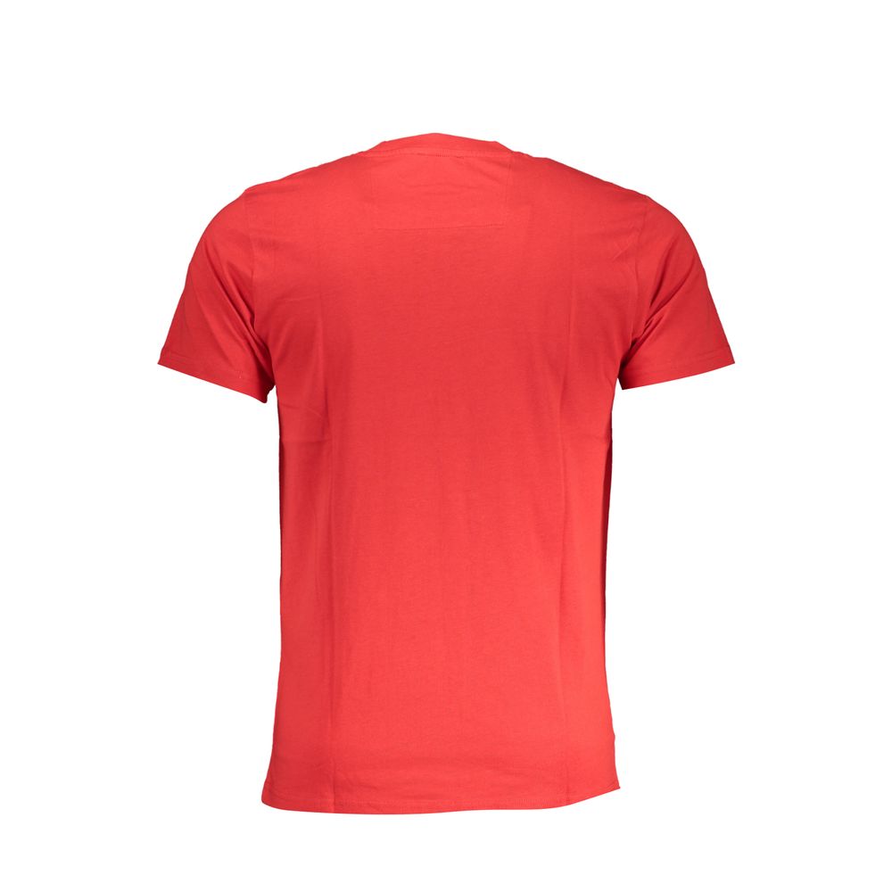 Tricou Cavalli Class roșu din bumbac
