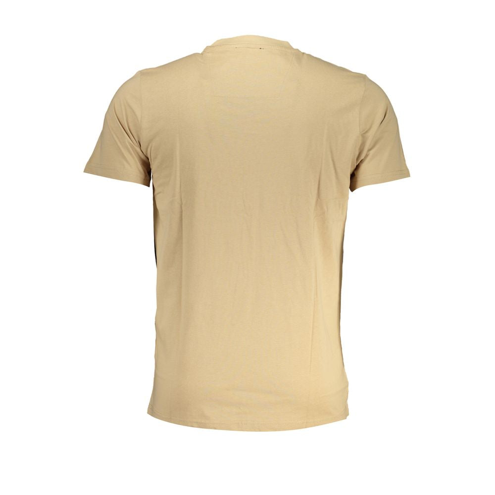 Tricou Cavalli Class bej din bumbac