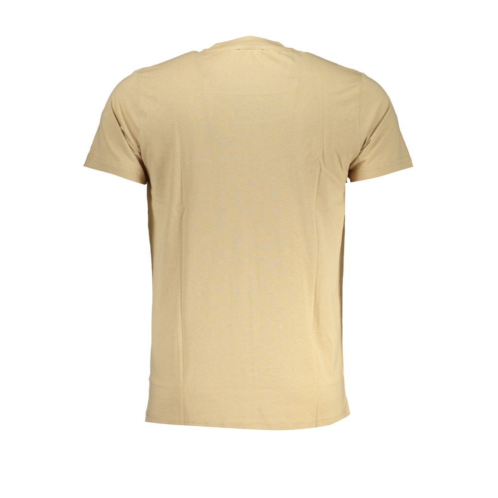Tricou Cavalli Class bej din bumbac