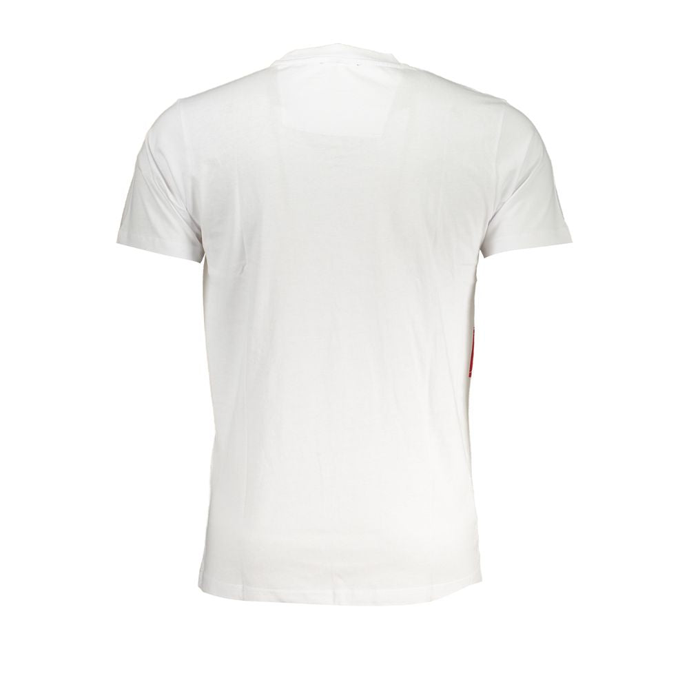 Tricou Cavalli Class din bumbac alb