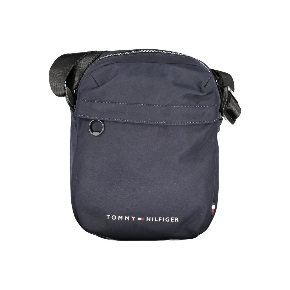 Geantă de umăr Tommy Hilfiger albastră din poliester
