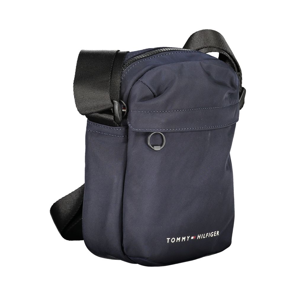 Tommy Hilfiger – Blaue Polyester-Umhängetasche