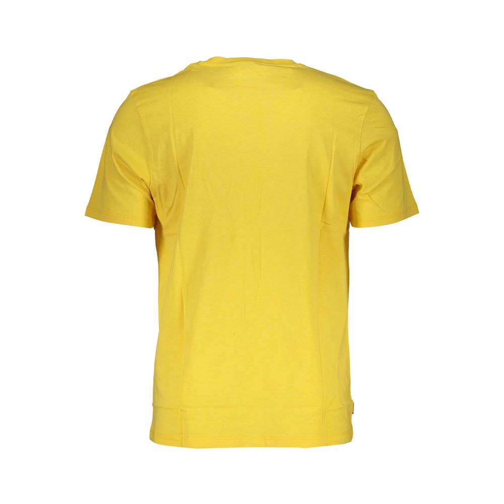 Gelbes Baumwoll-T-Shirt von Timberland