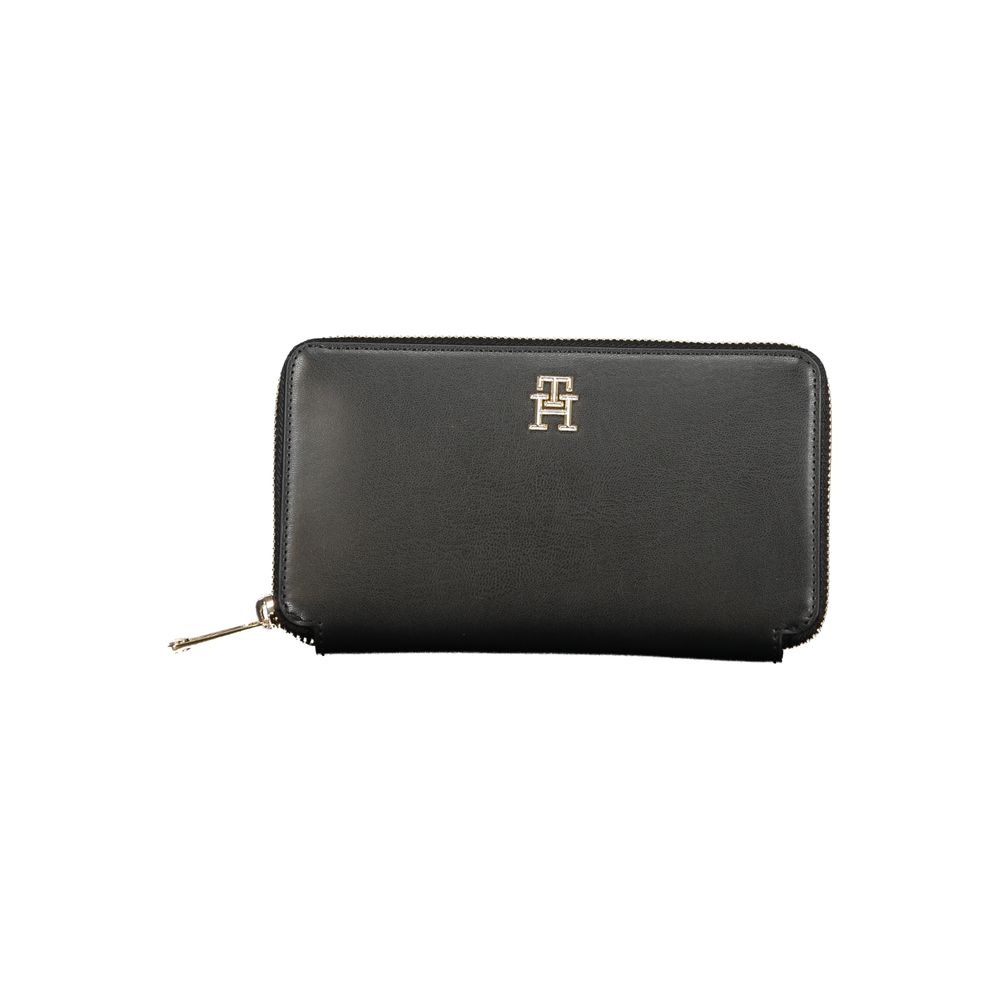 Portofel din polietilenă negru Tommy Hilfiger