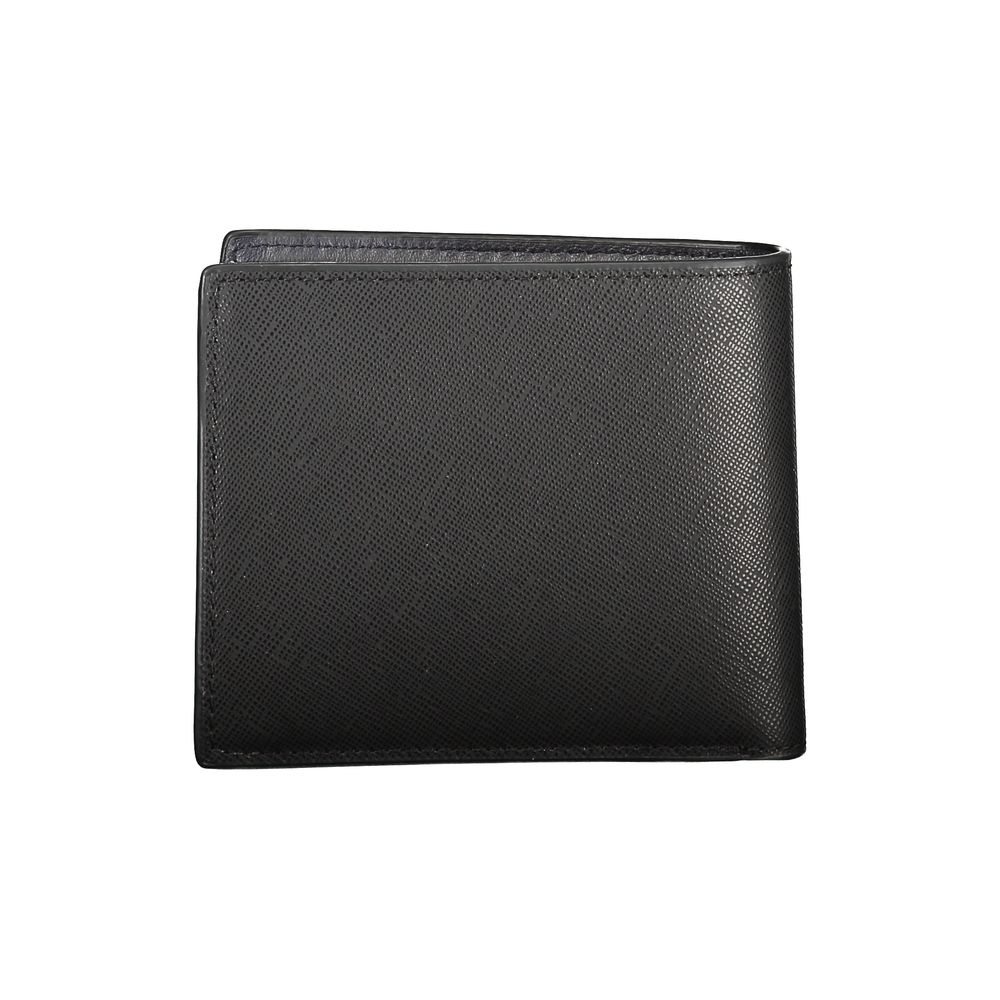 Tommy Hilfiger – Schwarze Lederbrieftasche