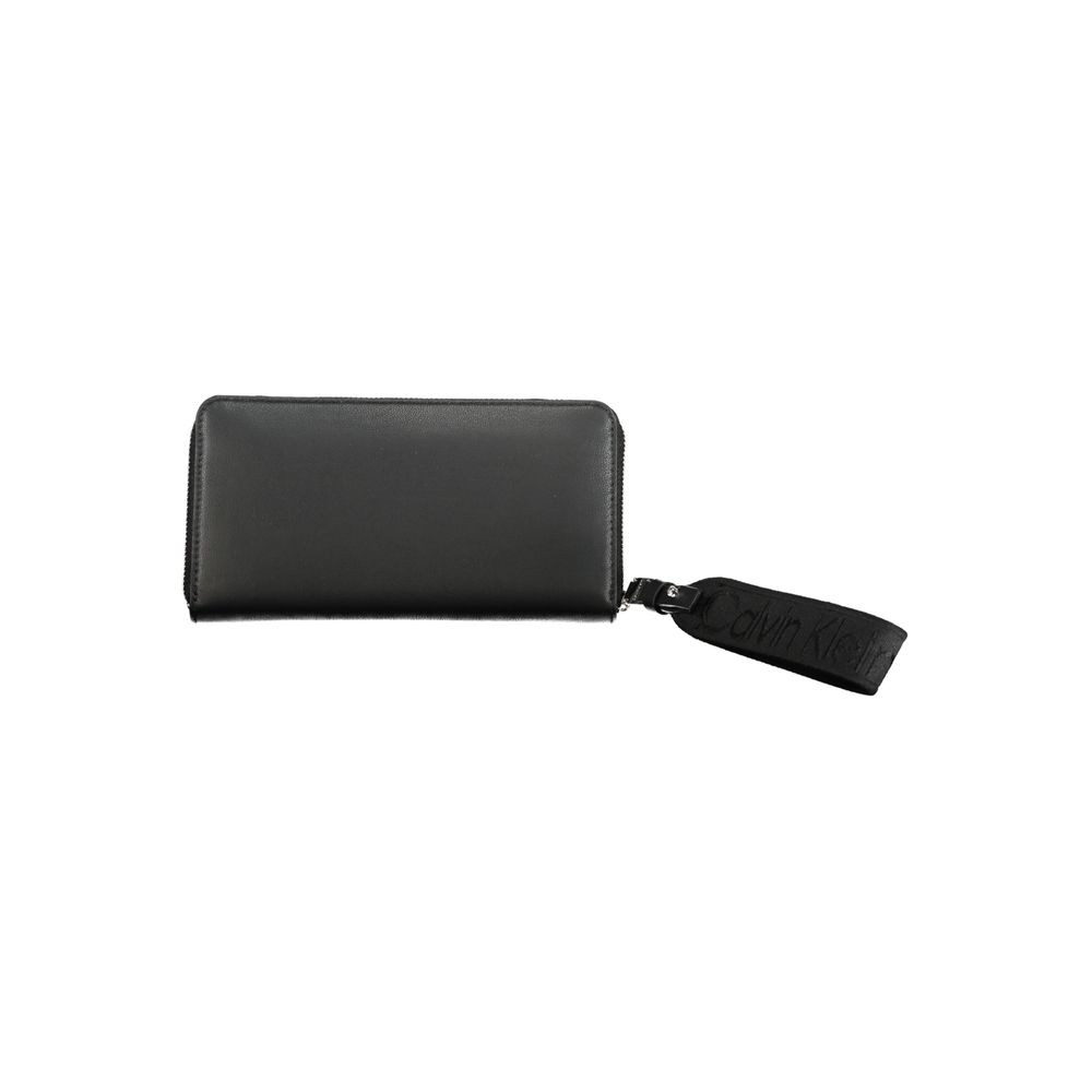 Portofel Calvin Klein negru din polietilenă
