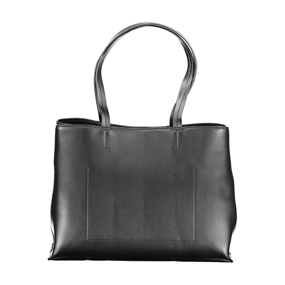 Geantă de mână Calvin Klein neagră din poliester