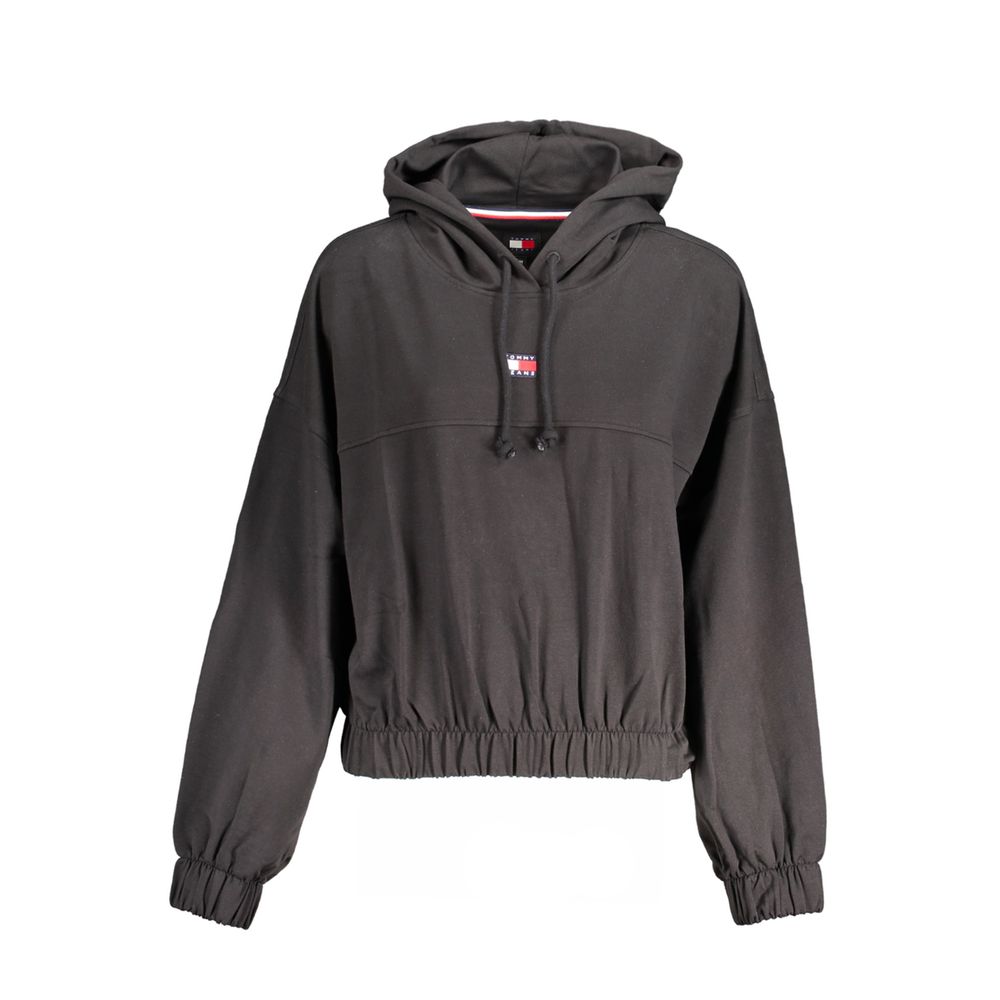 Tommy Hilfiger – Schwarzer Baumwollpullover