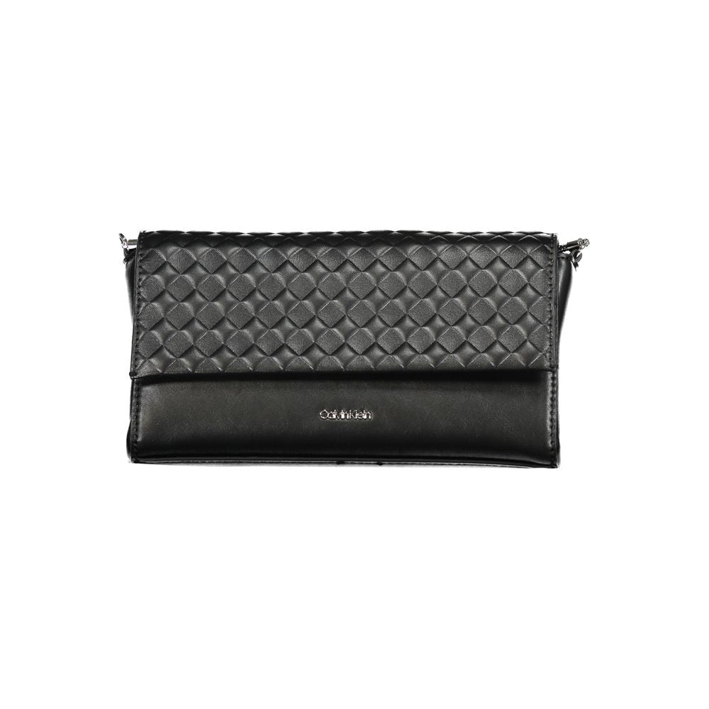 Geantă de mână Calvin Klein neagră din poliester