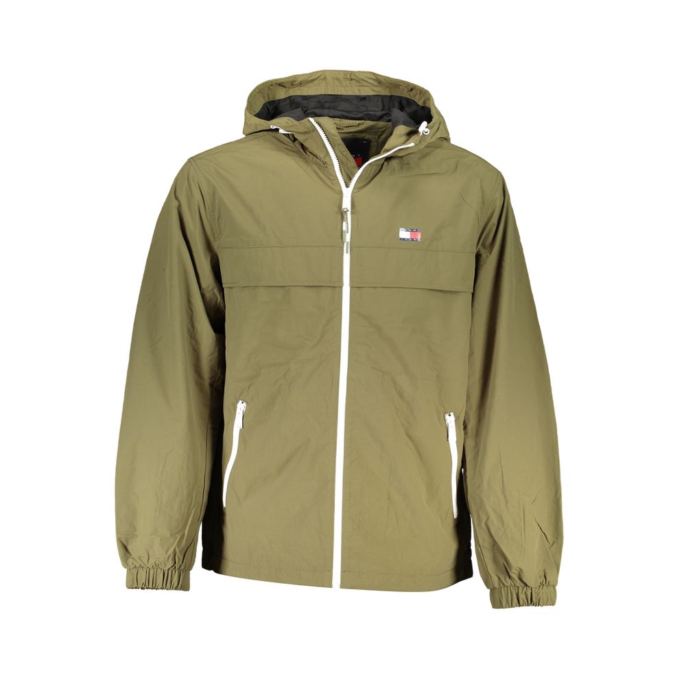 Tommy Hilfiger – Grüne Polyamidjacke