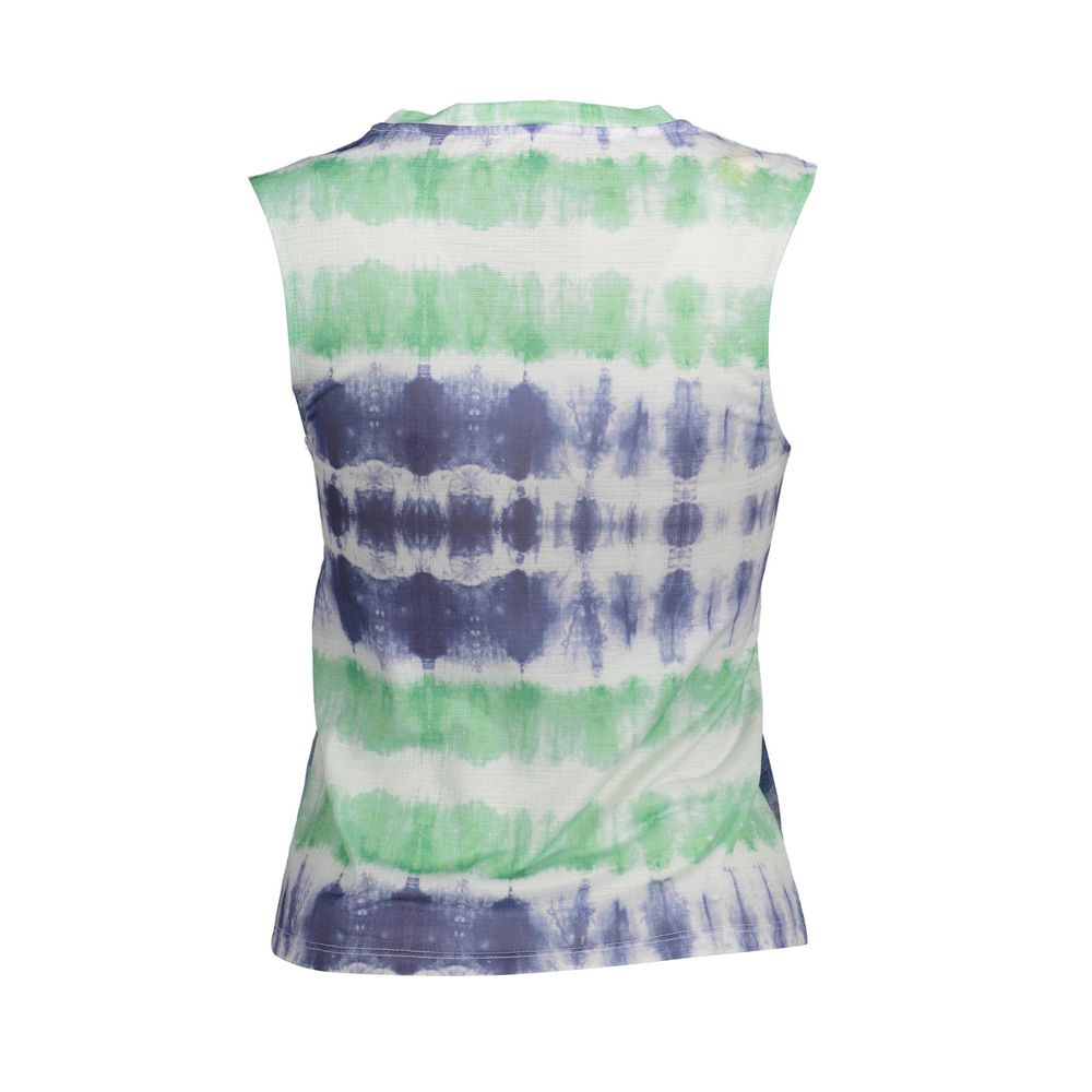 Desigual Blaues Polyester-Damentop