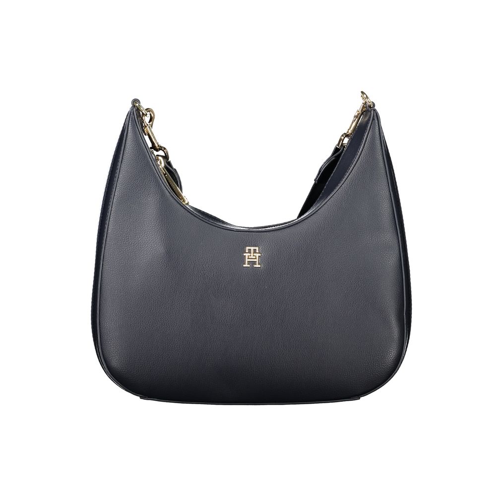 Tommy Hilfiger – Blaue Polyester-Handtasche