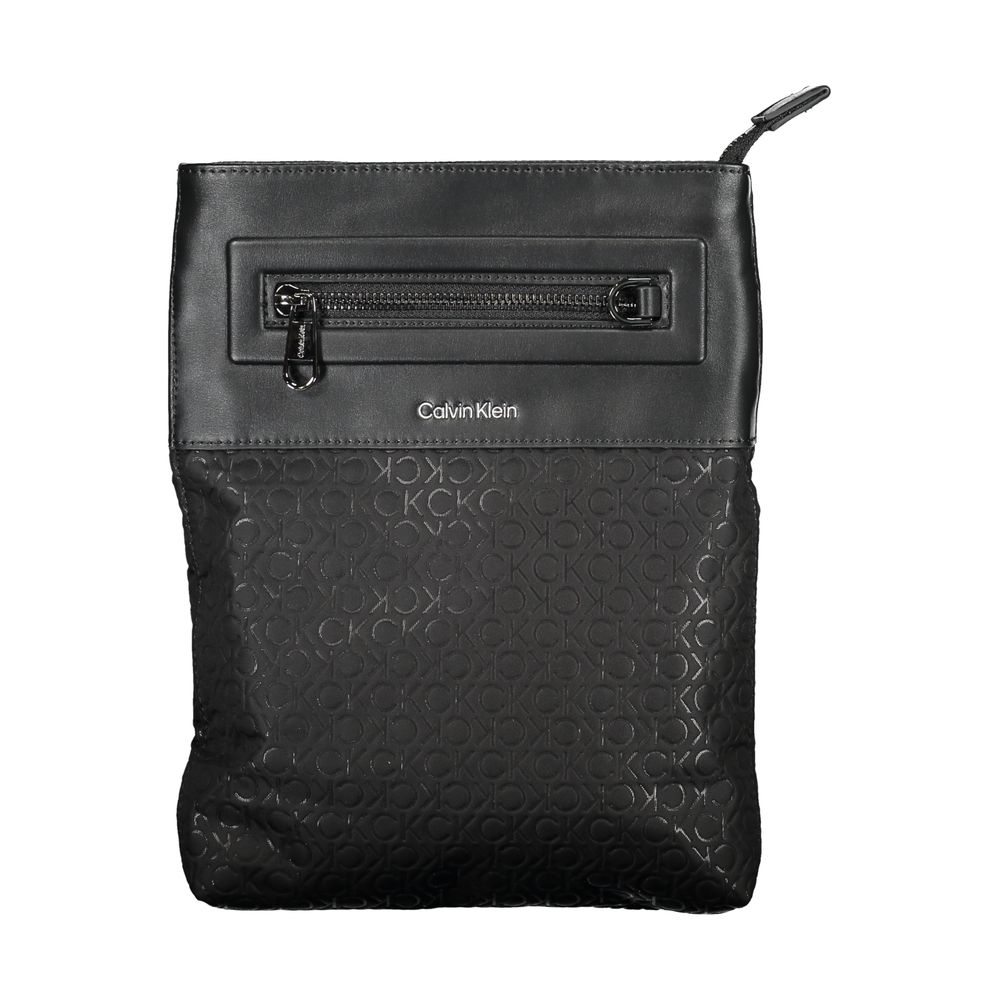 Geantă de umăr neagră elegantă eco-conștientă Calvin Klein