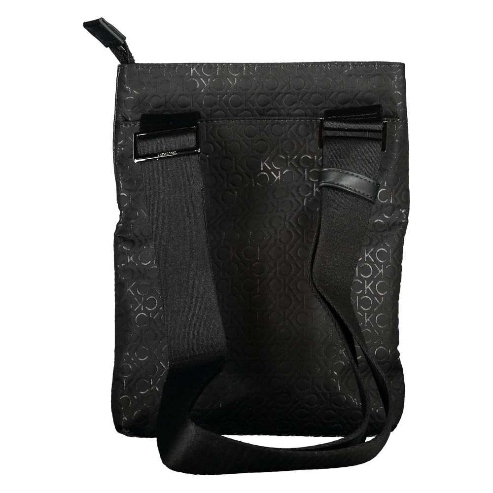 Geantă de umăr neagră elegantă eco-conștientă Calvin Klein