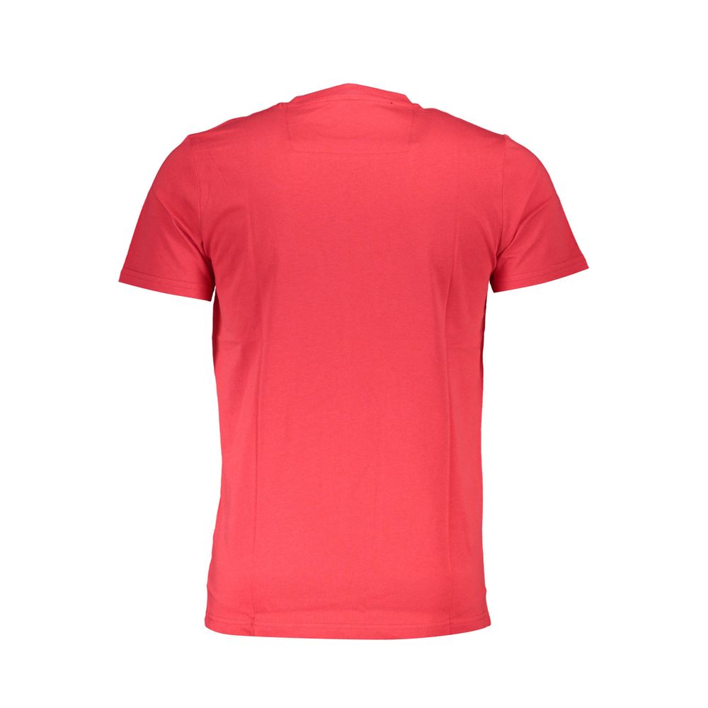 Tricou bărbătesc Cavalli Class din bumbac roșu