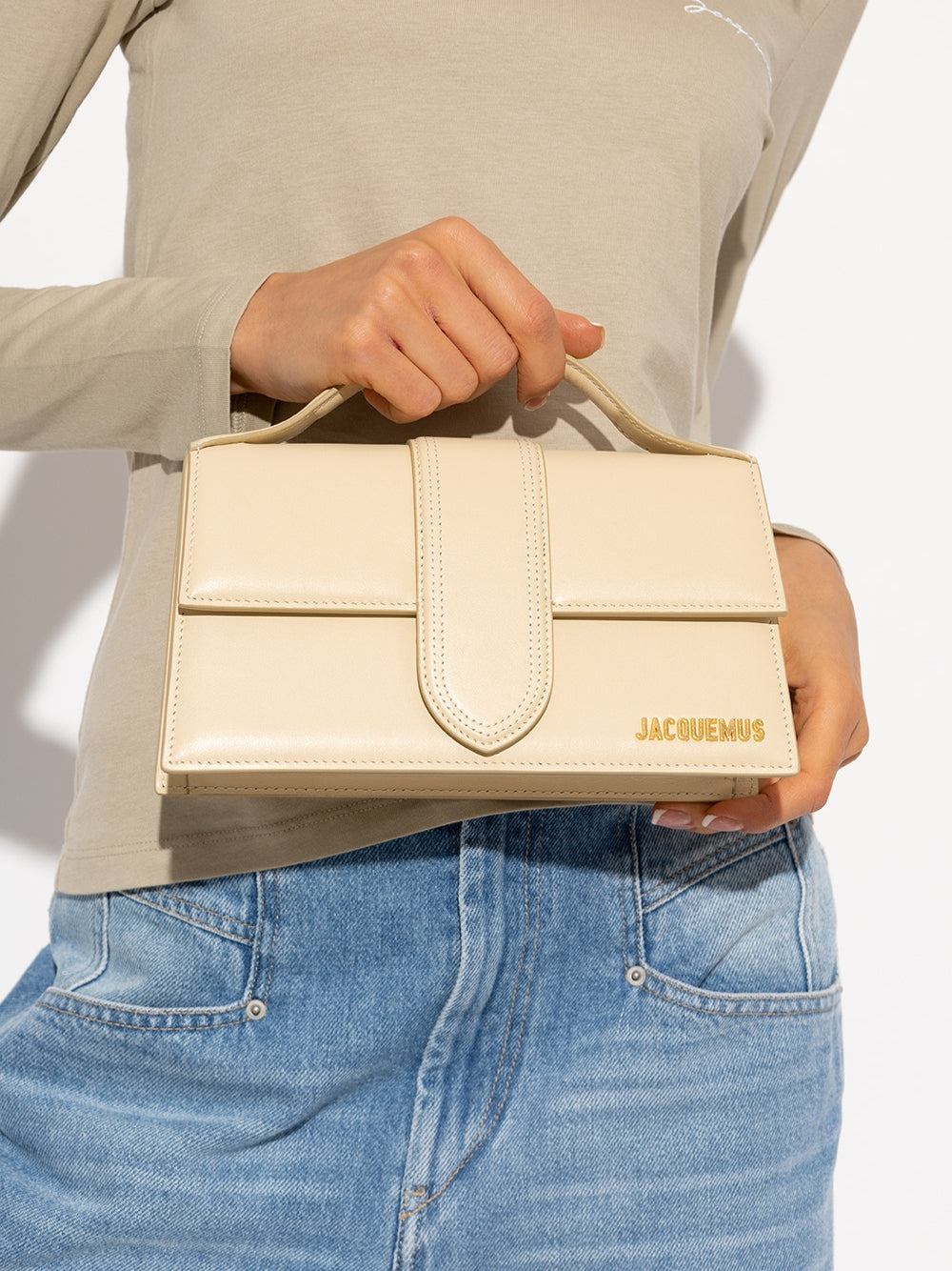 Geanta Bej Jacquemus Le Grand Bambino