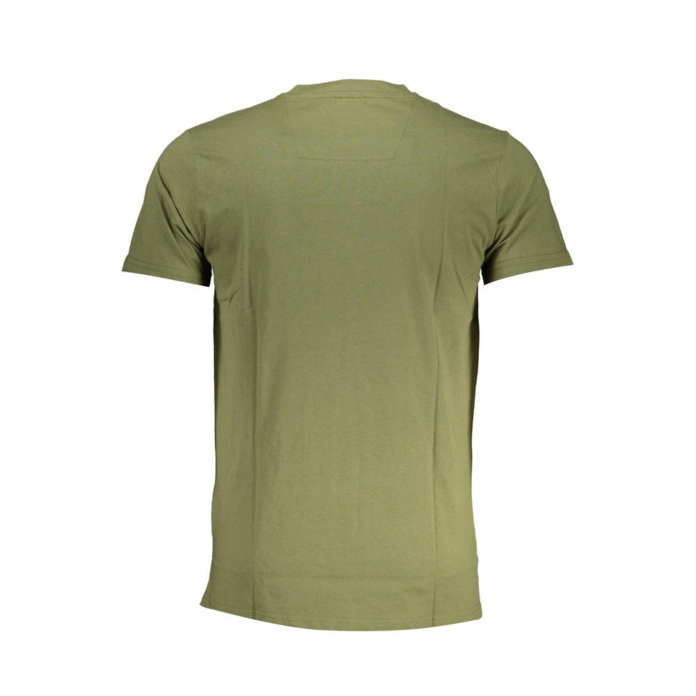 Grünes Baumwoll-T-Shirt der Cavalli Class
