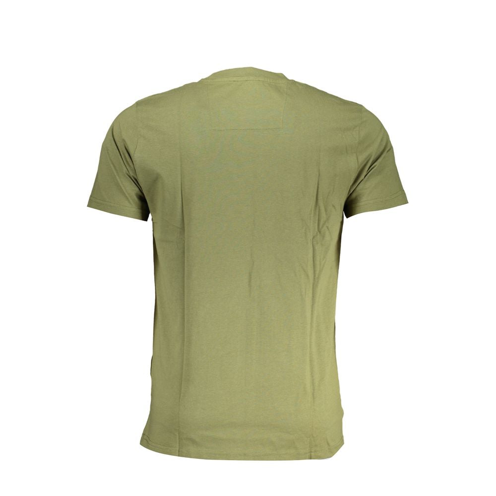 Grünes Baumwoll-T-Shirt der Cavalli Class