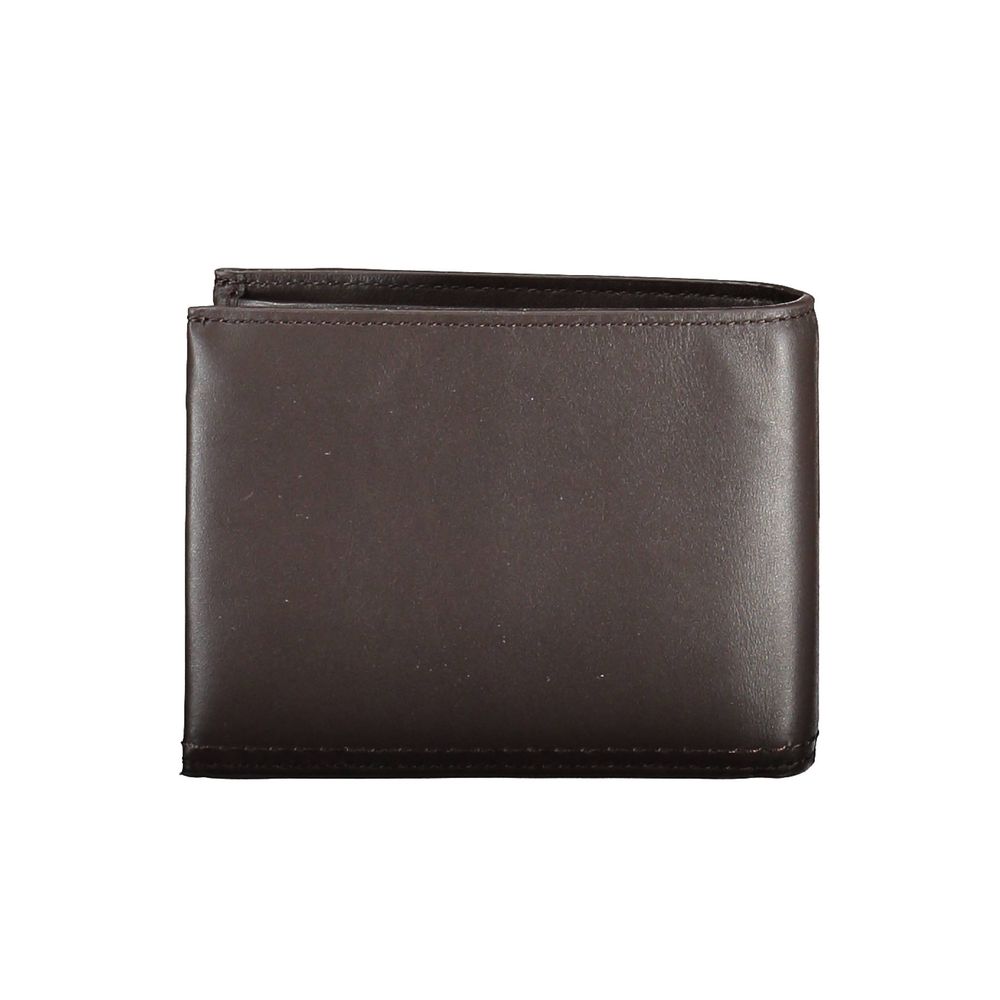 Calvin Klein Herren-Geldbörse aus braunem Leder