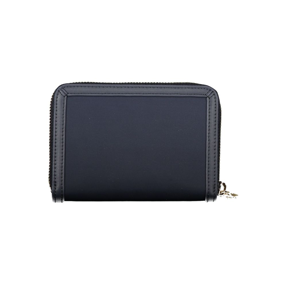 Portofel Tommy Hilfiger Chic albastru cu mai multe compartimente